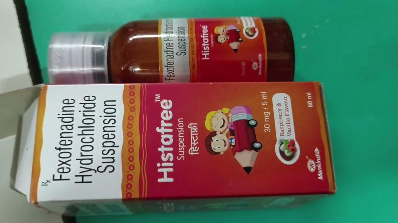 Histafree Suspension Fexofenadine Hcl 30mg in Hindi Histafree