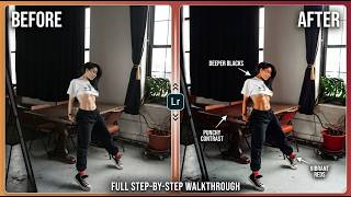 How I Edit for Deep Blacks & High Contrast | Lightroom Step-by-Step