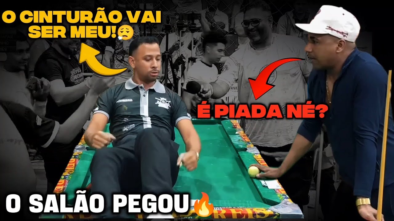 GUGU SEM MEDO X MAYCON DE TEIXEIRA - NA BUSCA DO CINTURÃO DO BOLINHO - O SALÃO PEGOU🔥🎱