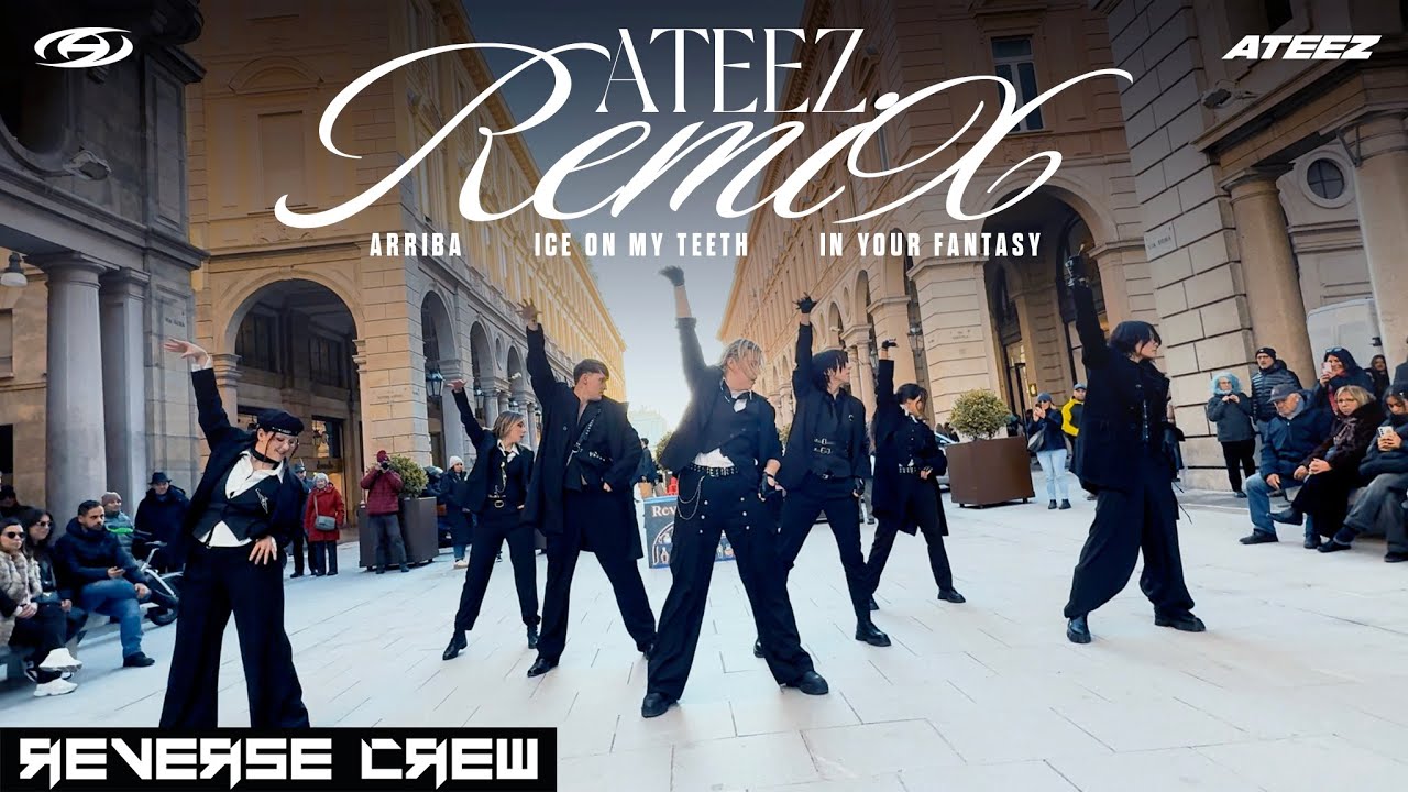 [KPOP IN PUBLIC ITALY]ATEEZ REMIX(에이티즈)-'ARRIBA'+'Ice On My Teeth'+'In Your Fantasy' by Reverse Crew