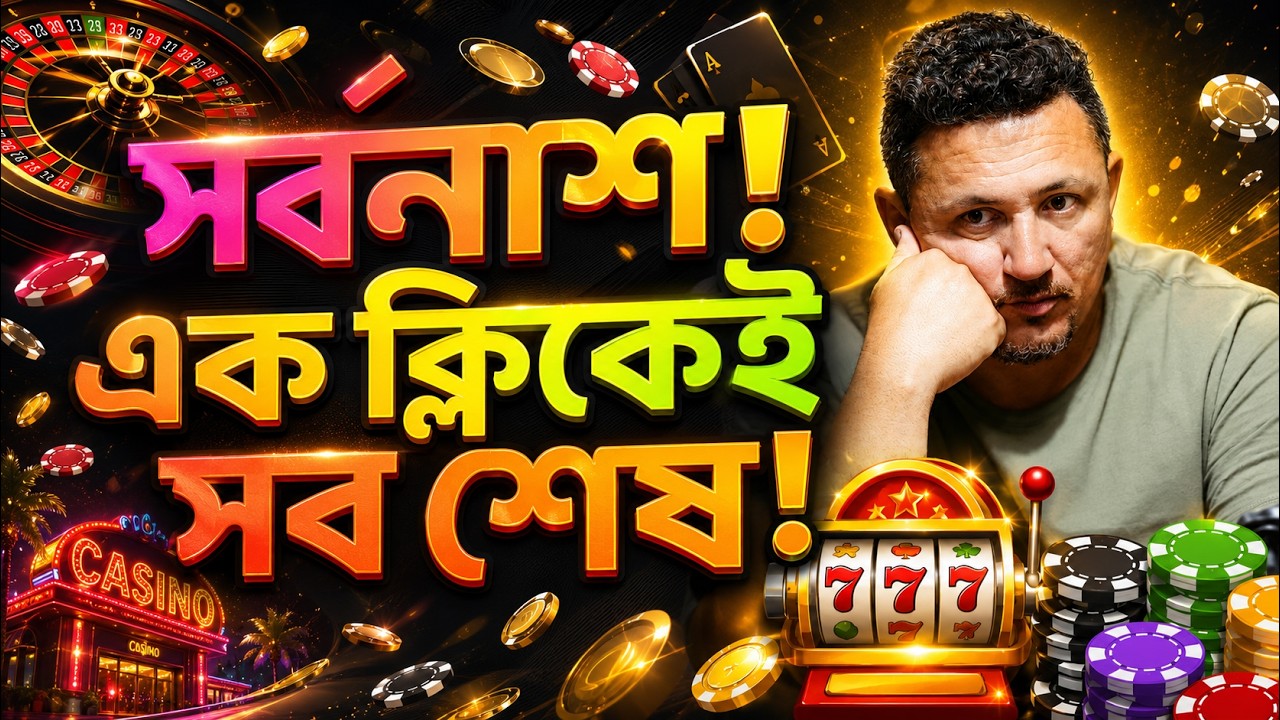 অনলাইন ক্যাসিনোর ভয়ংকর ফাঁদ! লাখ টাকা হারিয়ে কাঁদছে মানুষ