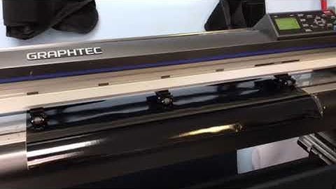 Trying to setup roll on the graphtec