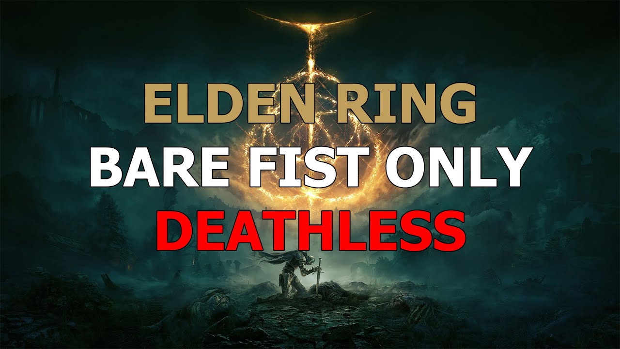 🔴Bare Fist Only Deathless (New PB) - Elden Ring🔴
