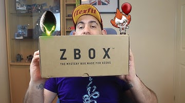 Zbox March 2020 Unboxing   Zavvi Mystery Subscription Box