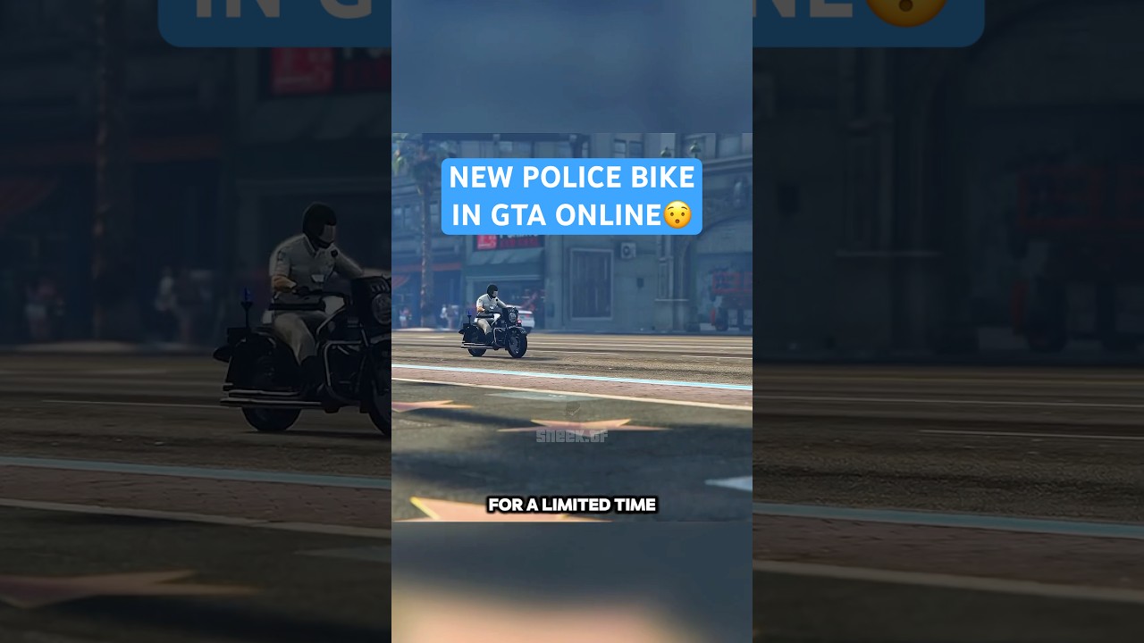 New police bike in the Gta 5 update today 
