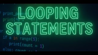 Python Programming Bootcamp Day - 11(Looping Statements)