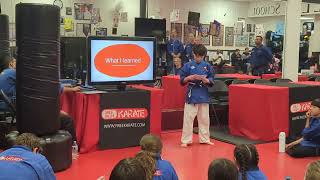Abraham Vega Community Service For Certified 1St Degree Black Belt