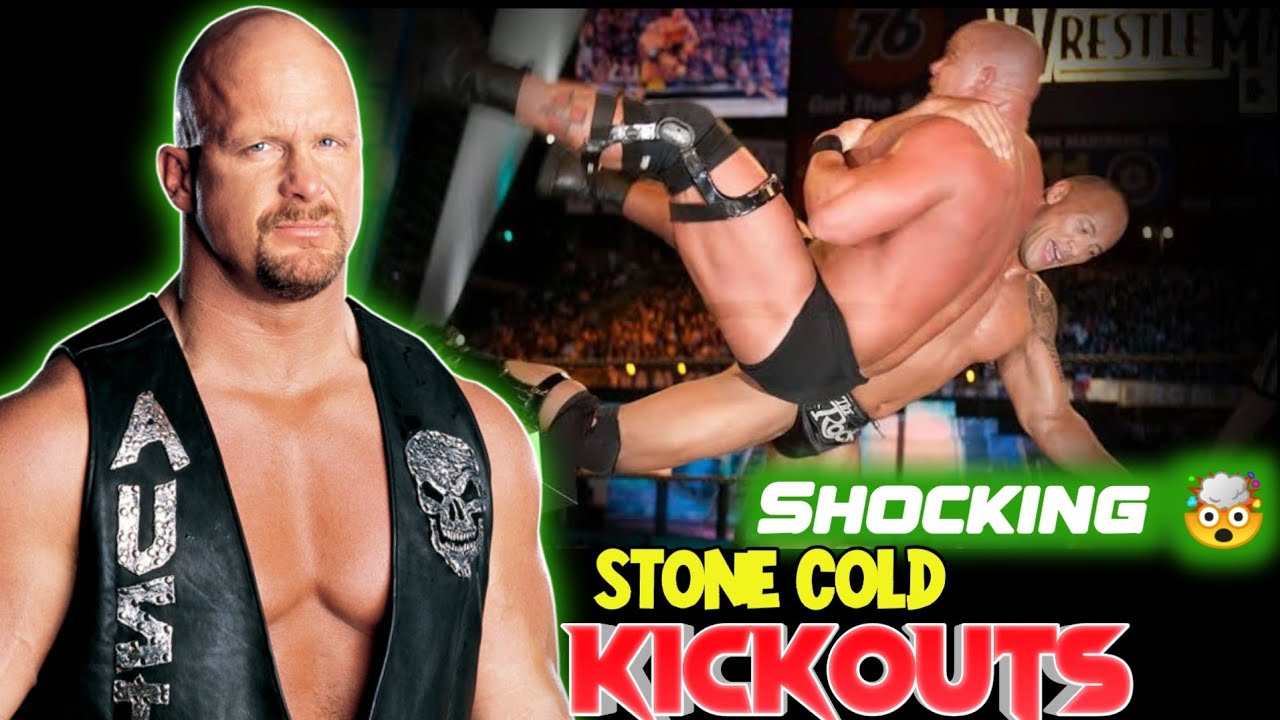 Stone Cold Stomp Stone Cold Steve Austin Shocking Kickouts of All Time in WWE - YouTube