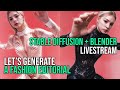 Chill stable diffusion stream  lets generate a fashion editorial sd  blender
