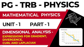 PG - TRB - PHYSICS - MATHEMATICAL  PHYSICS - UNIT - 1 - PART - 1 - DIMENSIONAL  ANALYSIS