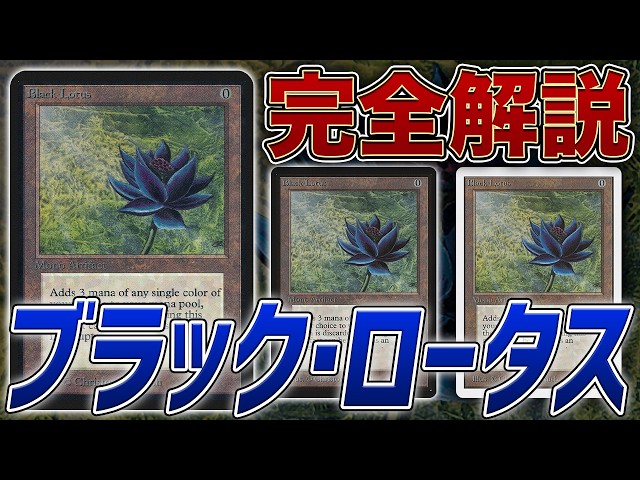 Complete Explanation] What is the super expensive Black Lotus? An