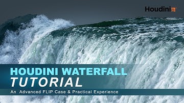 Houdini Tutorial | Waterfall Fluid Simulation | Trailer