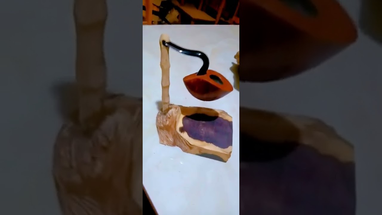 MUXIANG Smooth Vest Pocket Smoking Pipe w Folding Stem