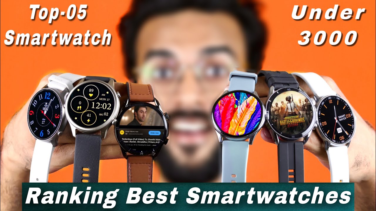 Top5 Best Smartwatch Under 3000⚡️Amoled Bezel less Display⚡️Calling