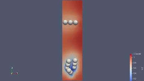 Flexible Fibers Floating in a Tube