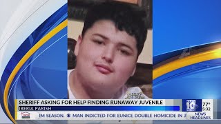 Sheriff asking for help finding runaway juvenile from Iberia Parish