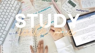 study with me 🌿 study time-lapse compilation, study motivation