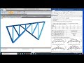 расчет в ПК ЛИРА САПР стальной фермы с проверкой и подбором сечений