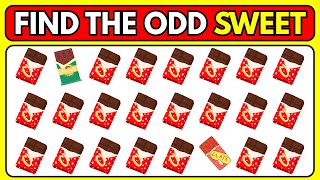 Find the ODD One Out – Sweet Edition 🍭🍪 | Easy, Medium, Hard – Level 77 | Mindful Mosaic 2.0