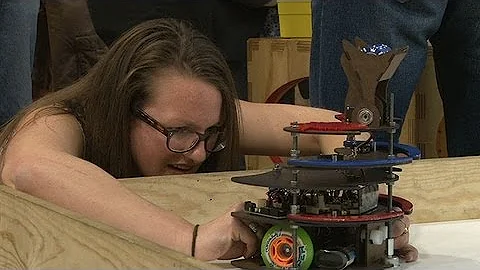 Student Robots Clash in Class Finale