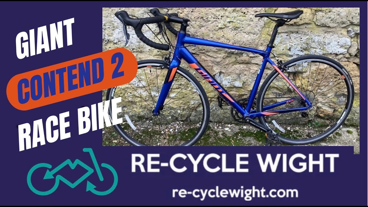 m*！様 GIANT content2 Giant Contend 2 Road Bike from Re-Cycle Wight 3246 - YouTube