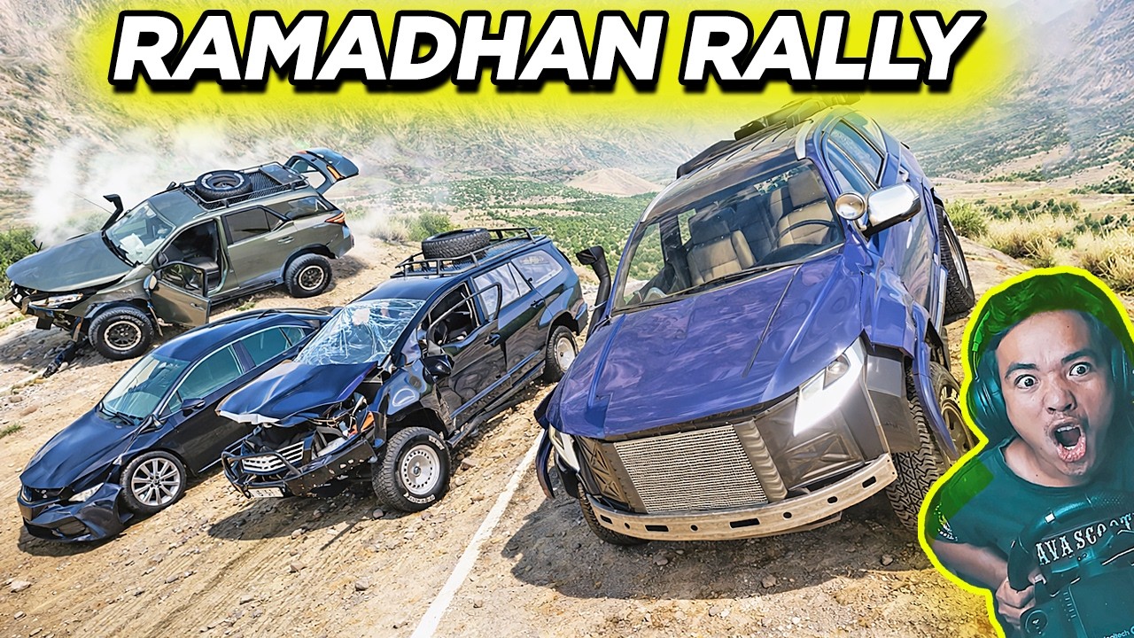 RALLY RAMADHAN 4 Mobil BERAKHIR HANCUR! Corolla Paling Parah 😱 | BeamNG Drive
