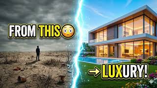 Famous Empty Plot to Luxury 2 Story House #beforeafter #interiordesign #construction #homebuild #house Wealth