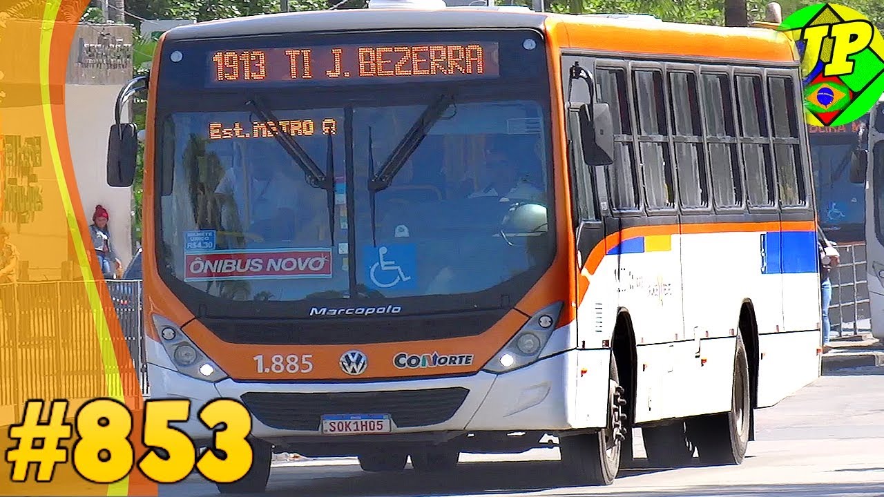 #853 - ÔNIBUS RECIFE -  Av.  Agamenon Magalhães,  próximo ao Hospital Português,  com muitos ônibus
