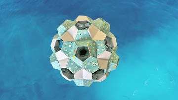 90 units Modular Origami | Little Turtle unit (Tomoko Fuse)