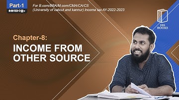 C-8:Income from other source -Calicut university/B.com/BBA/M.com/CMA/CA/CS