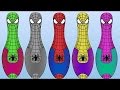 Learn Colors Numbers Letters With Funny Bowling Balls Bowling Collection For Kids 