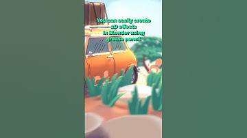 How to use grease pencil in blender to create 2d animations