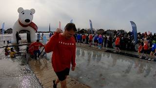 Hundreds Brave Frigid Water for the Special Olympics