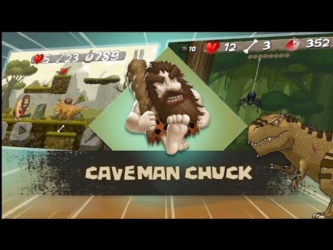 ПРОХОЖДЕНИЕ ИГРЫ CAVEMAN CHUCK ЧАСТЬ 1