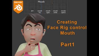 Face rig tutorial for Mouth- Part1