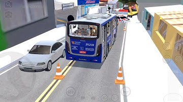 Proton Bus Simulator - New Map [Bairro Ficticio] - Caio Apache Vip IV Midi MB OF-1519