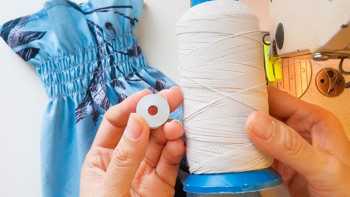 DIY: How to stitch the items with an elastic thread. Sewing