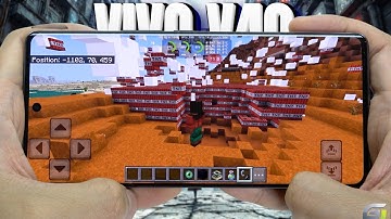 Vivo V40 test game MineCraft | Snapdragon 7 Gen 3