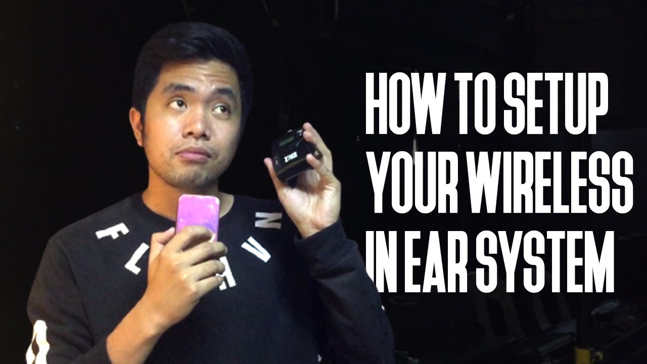 How to Setup Wireless in ears - YouTube