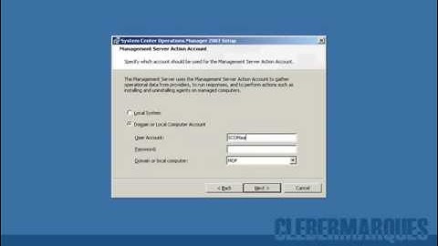 Instalação completa do SCOM 2007 em um único servidor - Passo 4