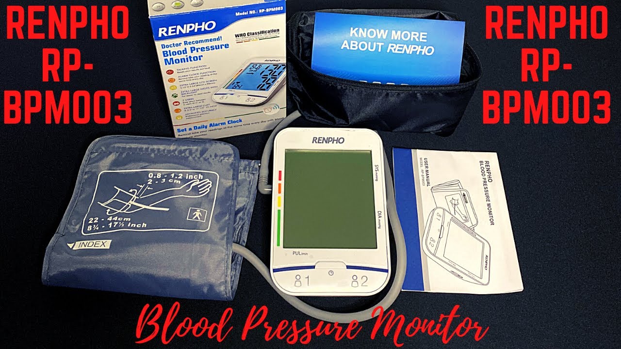 Renpho Home Blood Pressure Monitor: RENPHO RP-BPM003 