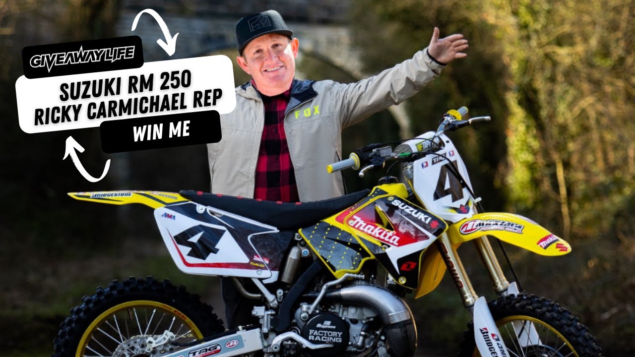 Giveaway Life - Win a Suzuki RM 250 - Ricky Carmichael 2007 - YouTube
