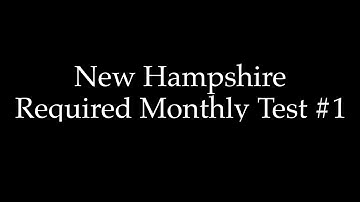 New Hampshire EAS Alert: Required Monthly Test 08/05/2023 (Alert 1/3)