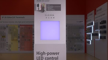 EtherCAT Terminal EL2564 for continuous light applications with RGBW LEDs