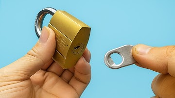 Open ANY Lock without a key in a second! Magic DIY Tips