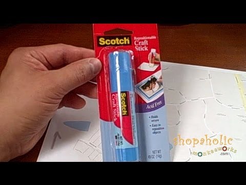 How to Make Wet Glue Repositionable, Temporary or Permanent 