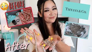 HOW TO CLEAN TIFFANY AND CO. STERLING SILVER AT HOME | AMAZING RESULTS