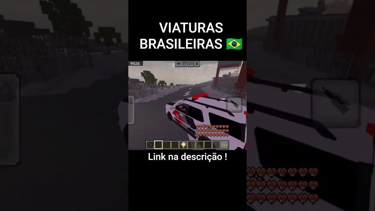 🔥 Download Addon de Viaturas Brasileiras 🇧🇷🚓 | Minecraft 