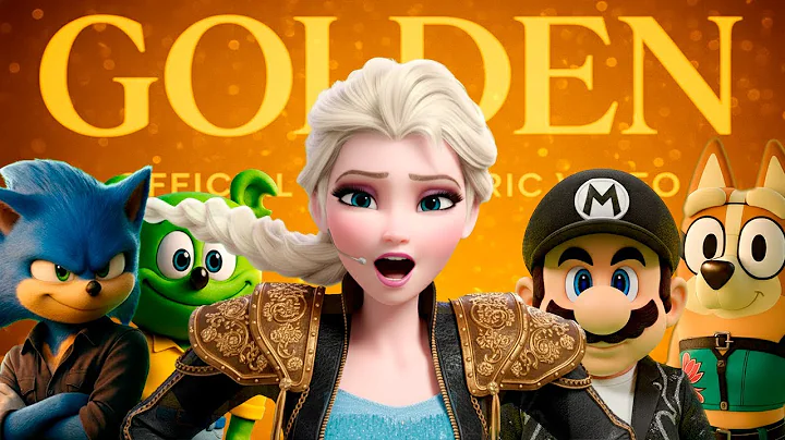 GOLDEN x ANIMATIONS | Official Cover Lyric Video