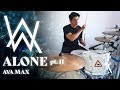 Alone pt ii  alan walker  ava max drum cover